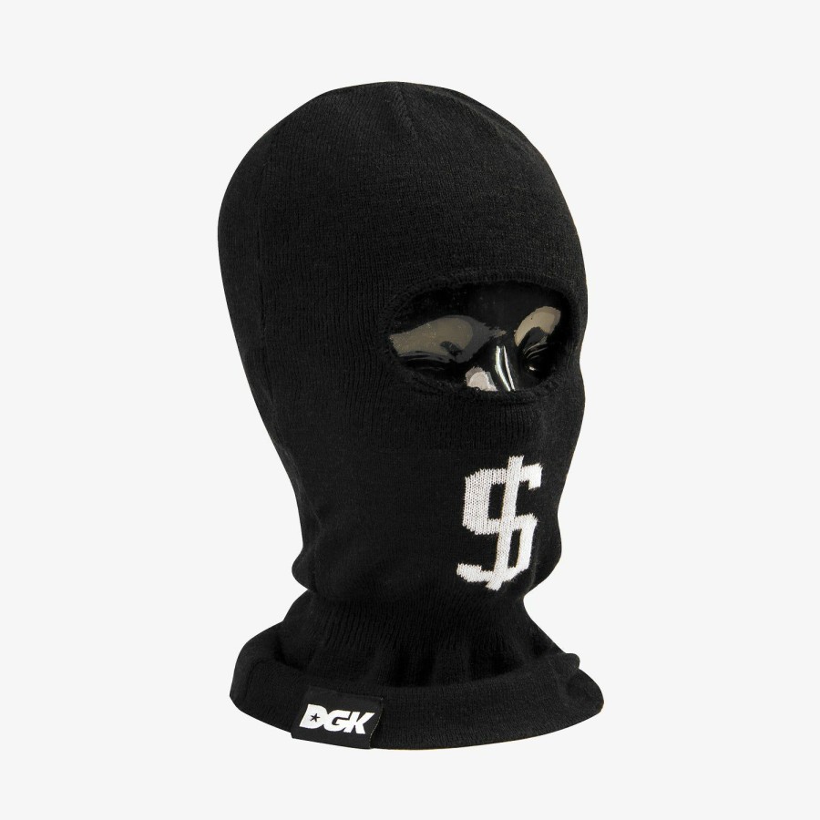 Apparel Dirty Ghetto Kids | Hustle Hard Ski Mask Black * Dirtlyclothes